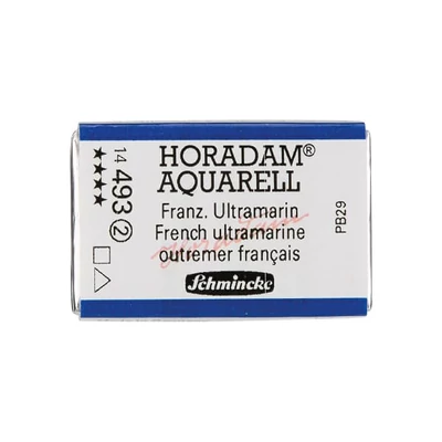 Schmincke Horadam akvarellfesték, 1/1 szilkés, granuláló - 493, french ultramarine