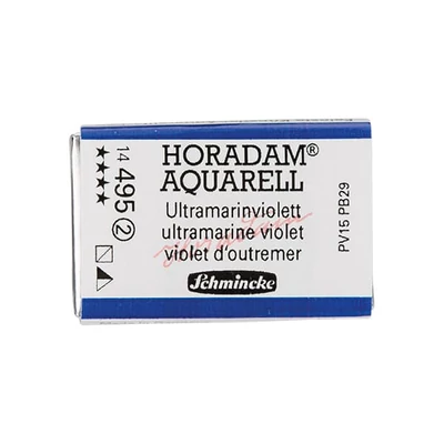 Schmincke Horadam akvarellfesték, 1/1 szilkés, granuláló - 495, ultramarine violet