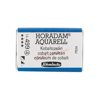 Schmincke Horadam akvarellfesték, 1/1 szilkés, granuláló - 499, cobalt cerulean