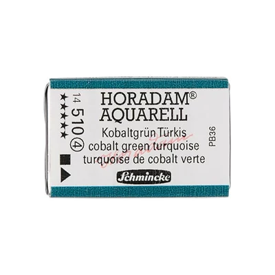 Schmincke Horadam akvarellfesték, 1/1 szilkés, granuláló - 510, cobalt green turquoise
