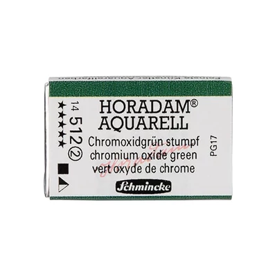 Schmincke Horadam akvarellfesték, 1/1 szilkés - 512, chromium oxide green