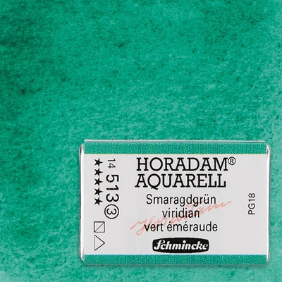 Schmincke Horadam akvarellfesték, 1/1 szilkés, granuláló - 513, viridian