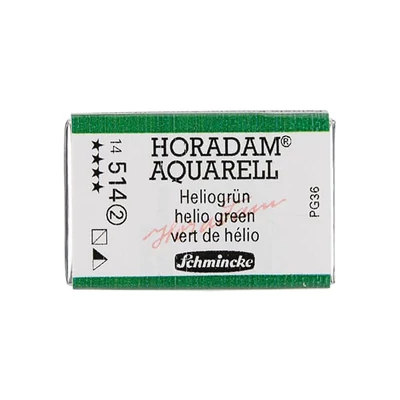 Schmincke Horadam akvarellfesték, 1/1 szilkés - 514, helio green