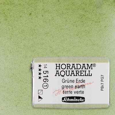 Schmincke Horadam akvarellfesték, 1/1 szilkés - 516, green earth