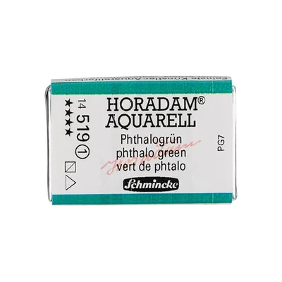 Schmincke Horadam akvarellfesték, 1/1 szilkés - 519, phthalo green