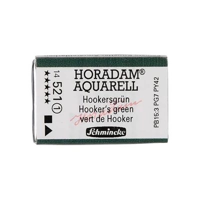Schmincke Horadam akvarellfesték, 1/1 szilkés - 521, hooker's green