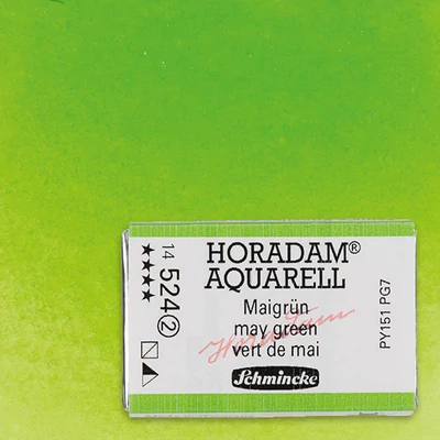 Schmincke Horadam akvarellfesték, 1/1 szilkés - 524, may green