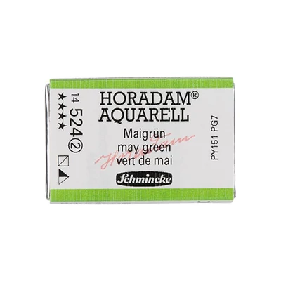 Schmincke Horadam akvarellfesték, 1/1 szilkés - 524, may green