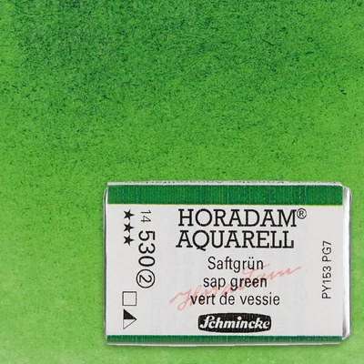 Schmincke Horadam akvarellfesték, 1/1 szilkés - 530, sap green