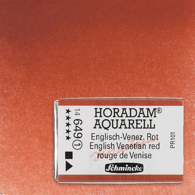 Schmincke Horadam akvarellfesték, 1/1 szilkés - 649, english venetian red