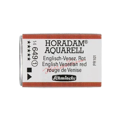 Schmincke Horadam akvarellfesték, 1/1 szilkés - 649, english venetian red
