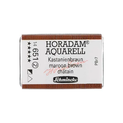Schmincke Horadam akvarellfesték, 1/1 szilkés, granuláló - 651, maroon brown