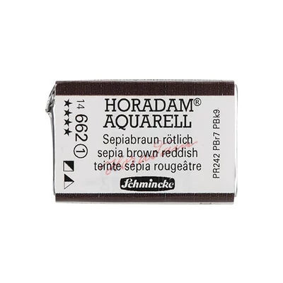 Schmincke Horadam akvarellfesték, 1/1 szilkés - 662, sepia brown reddish
