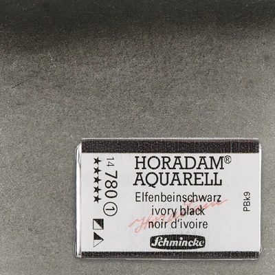 Schmincke Horadam akvarellfesték, 1/1 szilkés - 780, ivory black