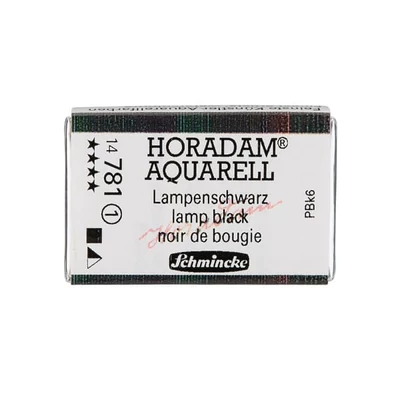 Schmincke Horadam akvarellfesték, 1/1 szilkés - 781, lamp black