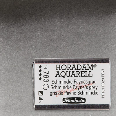 Schmincke Horadam akvarellfesték, 1/1 szilkés - 783, schmincke payne's grey