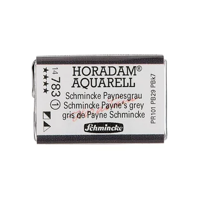 Schmincke Horadam akvarellfesték, 1/1 szilkés - 783, schmincke payne's grey