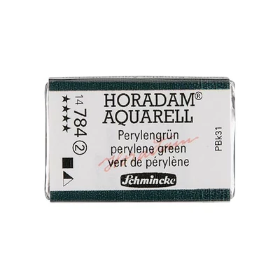 Schmincke Horadam akvarellfesték, 1/1 szilkés - 784, perylene green