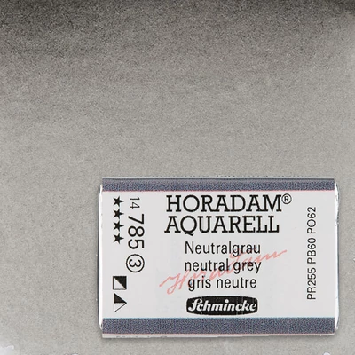 Schmincke Horadam akvarellfesték, 1/1 szilkés - 785, neutral grey