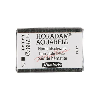Schmincke Horadam akvarellfesték, 1/1 szilkés, granuláló - 789, hematite black
