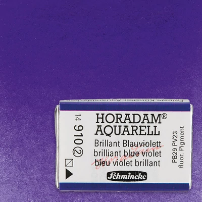 Schmincke Horadam akvarellfesték, 1/1 szilkés - 910, brilliant blue violet