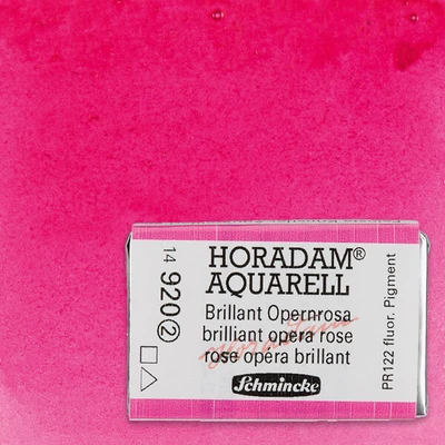 Schmincke Horadam akvarellfesték, 1/1 szilkés - 920, brilliant opera rose