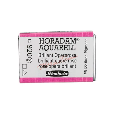 Schmincke Horadam akvarellfesték, 1/1 szilkés - 920, brilliant opera rose