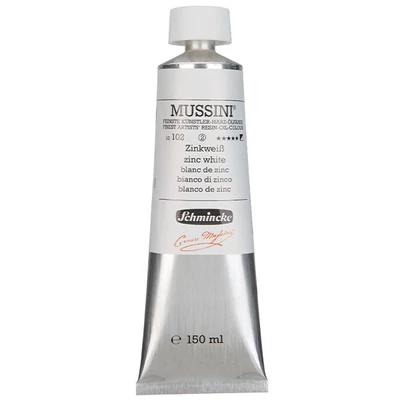 Schmincke Mussini olajfesték, 150 ml - 102, zinc white