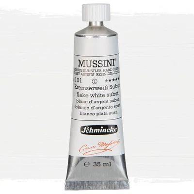 Schmincke Mussini olajfesték, 35 ml - 101 flake white subst.