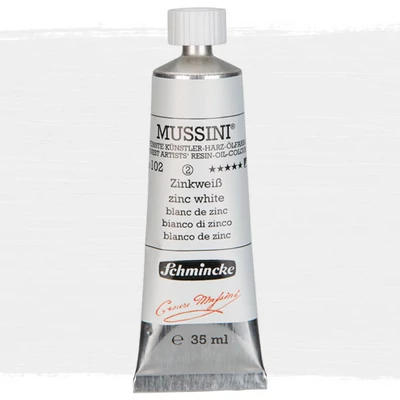 Schmincke Mussini olajfesték, 35 ml - 102, zinc white