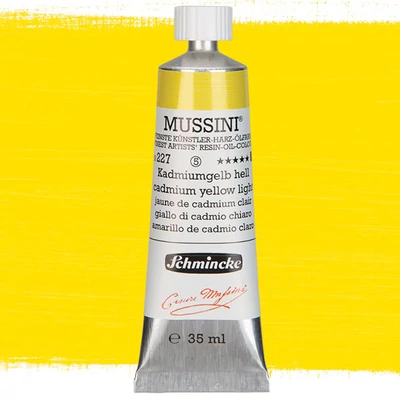 Schmincke Mussini olajfesték, 35 ml - 227, cadmium yellow 1 light
