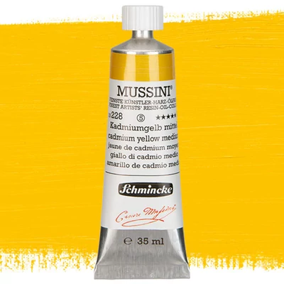 Schmincke Mussini olajfesték, 35 ml - 228, cadmium yellow 2 middle
