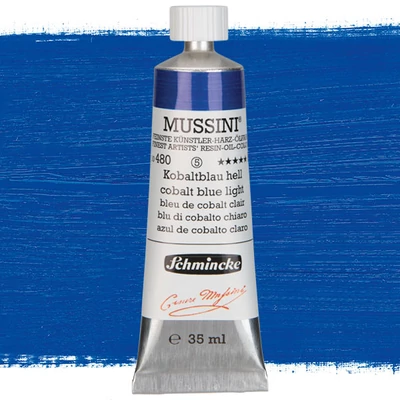 Schmincke Mussini olajfesték, 35 ml - 480, cobalt blue light