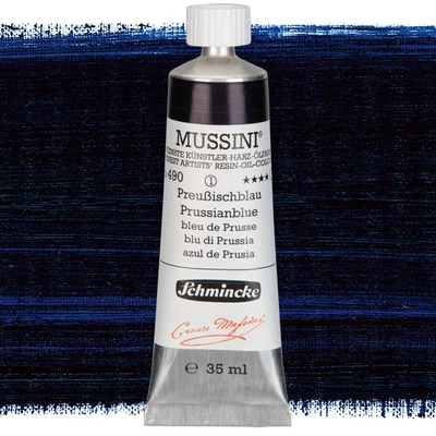 Schmincke Mussini olajfesték, 35 ml - 490, prussian blue