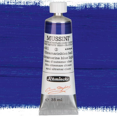 Schmincke Mussini olajfesték, 35 ml - 491, ultramarine blue light
