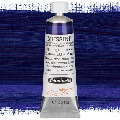 Schmincke Mussini olajfesték, 35 ml - 492, ultramarina blue deep
