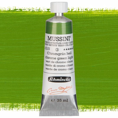 Schmincke Mussini olajfesték, 35 ml - 510, chrome green light