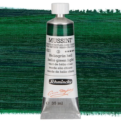 Schmincke Mussini olajfesték, 35 ml - 521, helio green light