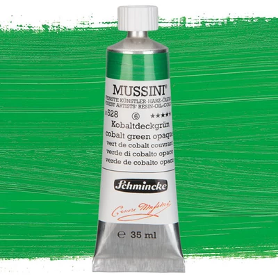 Schmincke Mussini olajfesték, 35 ml - 528, cobalt green opaque