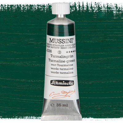 Schmincke Mussini olajfesték, 35 ml - 536, turmaline green