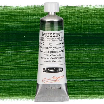 Schmincke Mussini olajfesték, 35 ml - 640, verona green earth