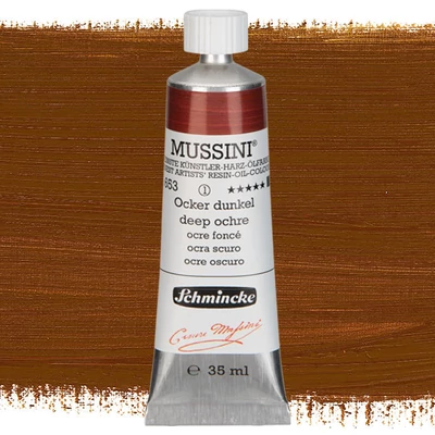 Schmincke Mussini olajfesték, 35 ml - 653, deep ochre