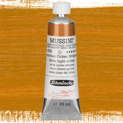 Schmincke Mussini olajfesték, 35 ml - 656, attish light ochre