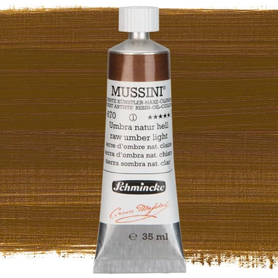 Schmincke Mussini olajfesték, 35 ml - 670, raw umber light