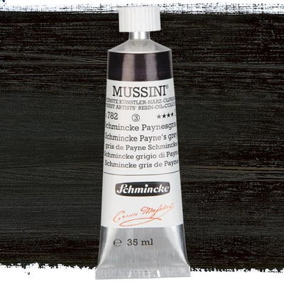 Schmincke Mussini olajfesték, 35 ml - 782,schmincke payne's grey