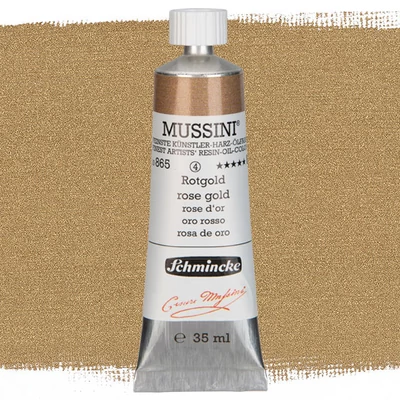 Schmincke Mussini olajfesték, 35 ml - 865, rose gold