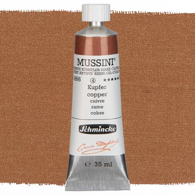 Schmincke Mussini olajfesték, 35 ml - 866, copper