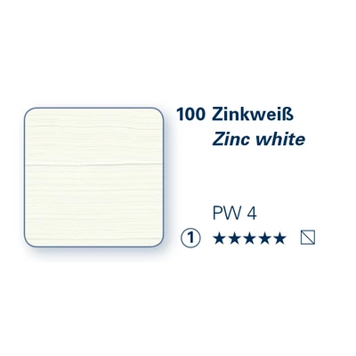 Schmincke PRIMAcryl akrilfesték, 35 ml - 100, zinc white