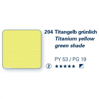 Schmincke PRIMAcryl akrilfesték, 35 ml - 204, titanium yellow/green shade