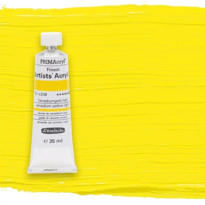 Schmincke PRIMAcryl akrilfesték, 35 ml - 206, vanadium yellow light